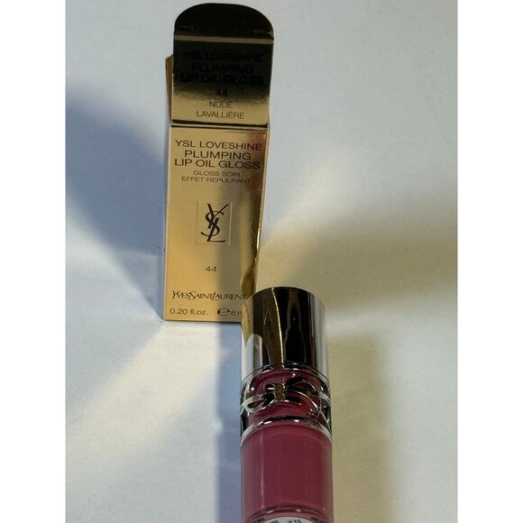 YSL Loveshine Plumping Lip Oil Gloss - #44 NUDE LAVALLIERE - NEW in BOX - Picture 1 of 7